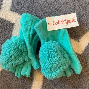 NWT Cat & Jack Fingerless Gloves
